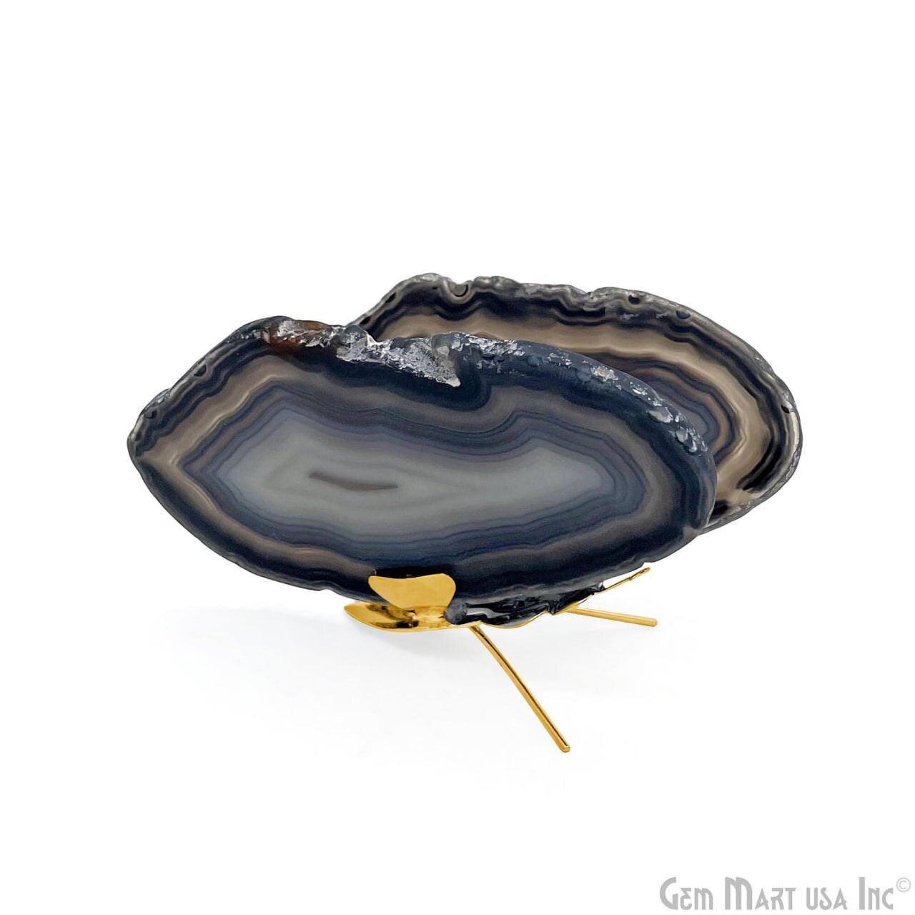 Agate Slice Butterfly, Natural Agate Décor, Butterfly Wing Home Décor, Agate Geode, Natural Gemstone Butterfly